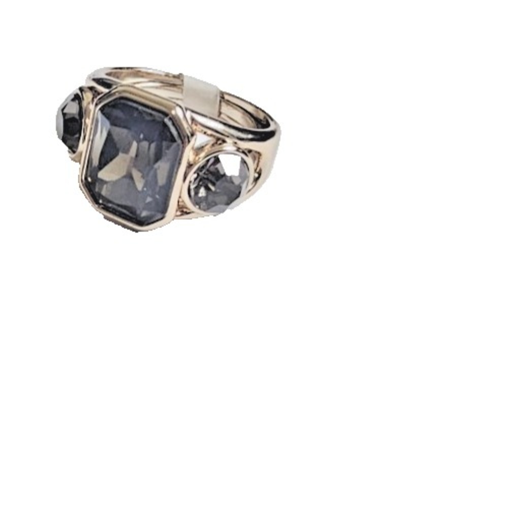 Ramy Brook Alanna Stone Cocktail Ring – Gold Plated Statement Ring, NWT - Picture 6 of 12